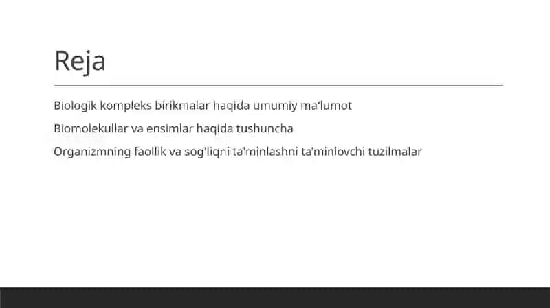 Biologik kompleks birikmalar 2