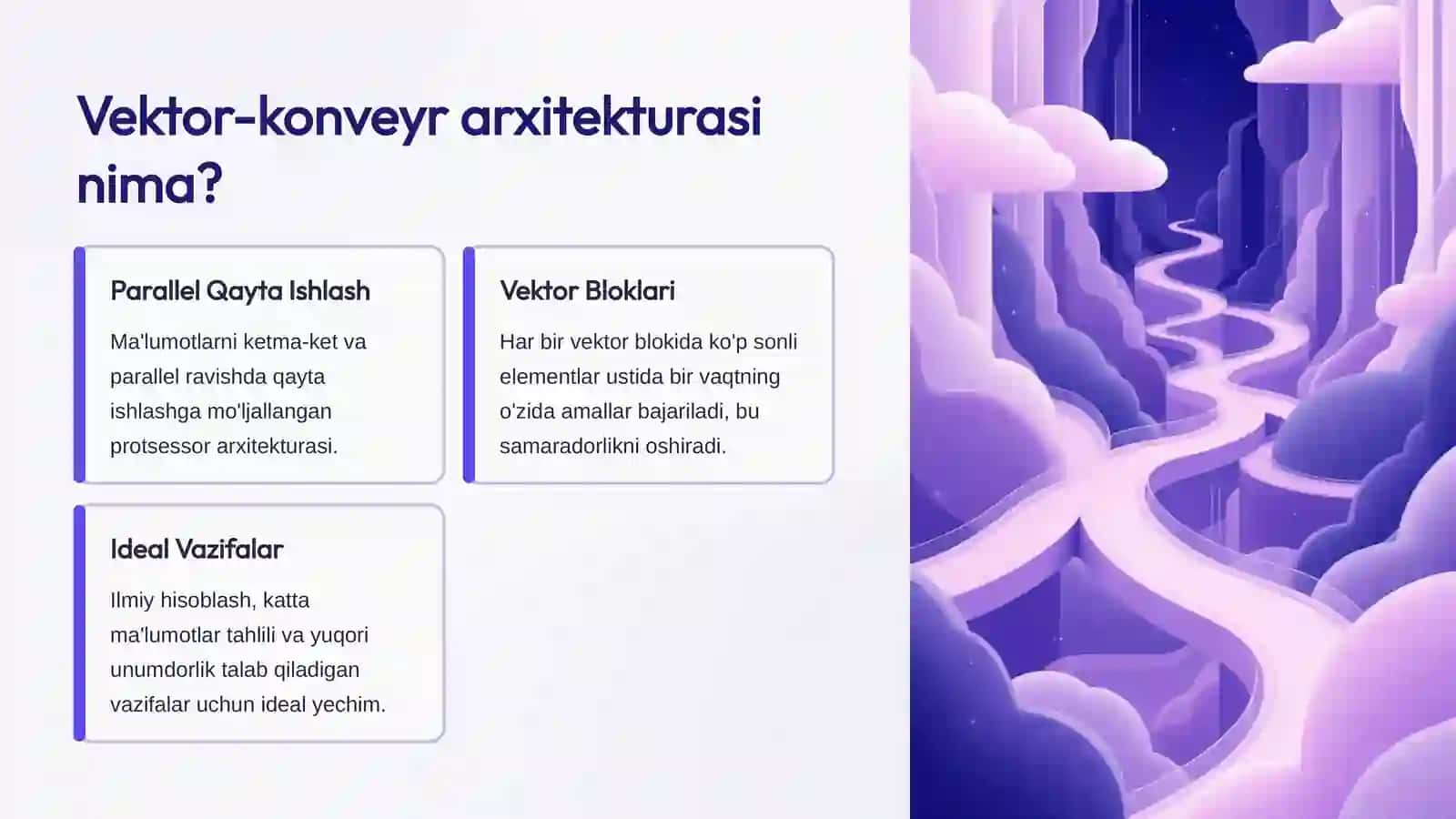 Vektor-konveyr arxitekturasi va Cray 90: Yuqori unumdorlikka yo‘l 2