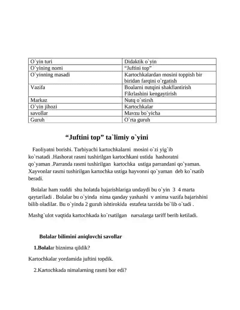 O`yin texnalogiylari 2