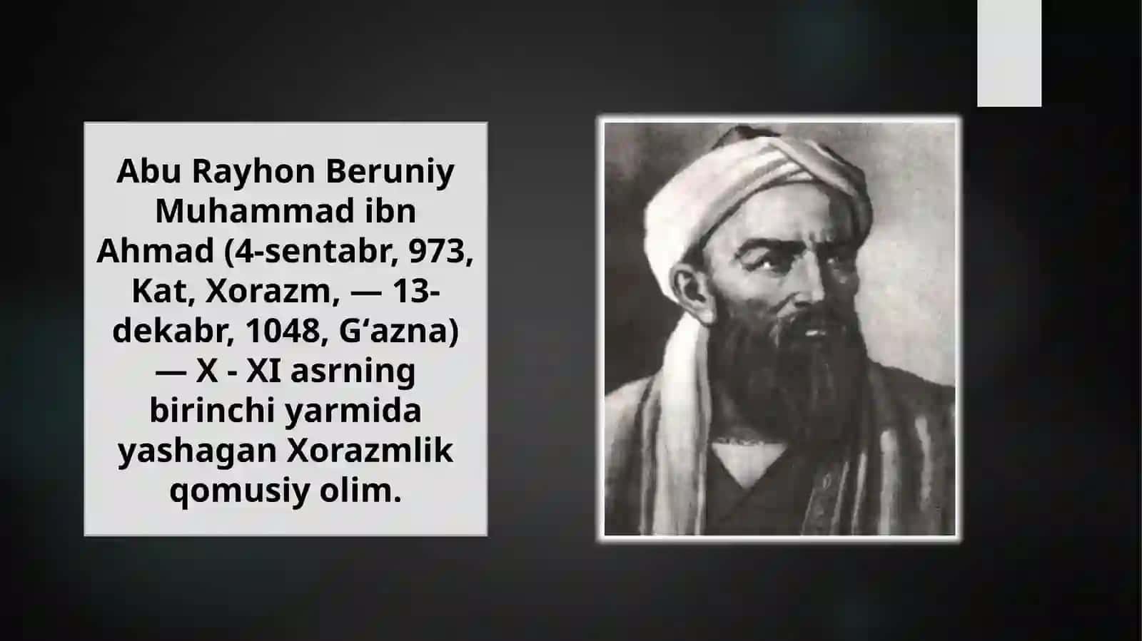 ABU RAYHON BERUNIY ASARLARI BIBLIOGRAFIYASI 2