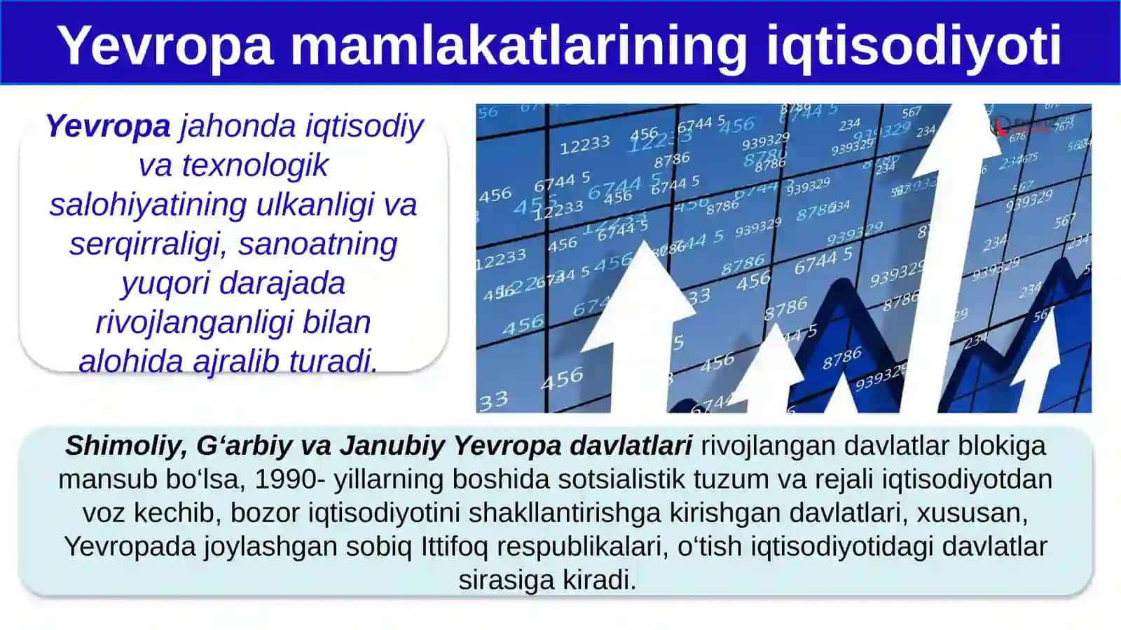 Yevropamamlakatlarining iqtisodiyoti 2
