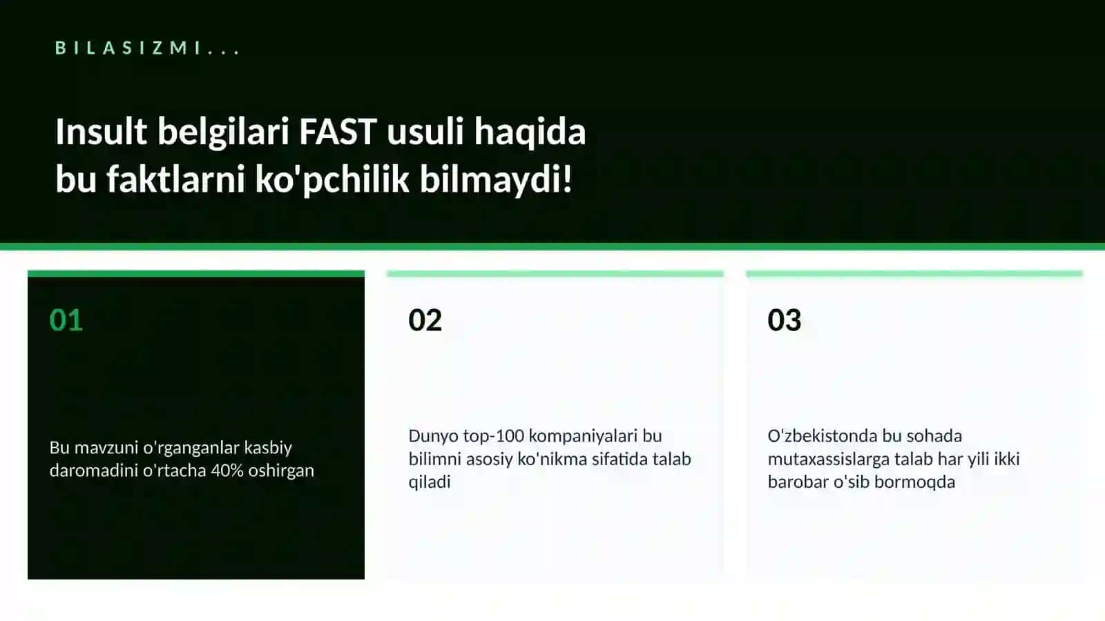 Insult belgilari FAST usuli 2