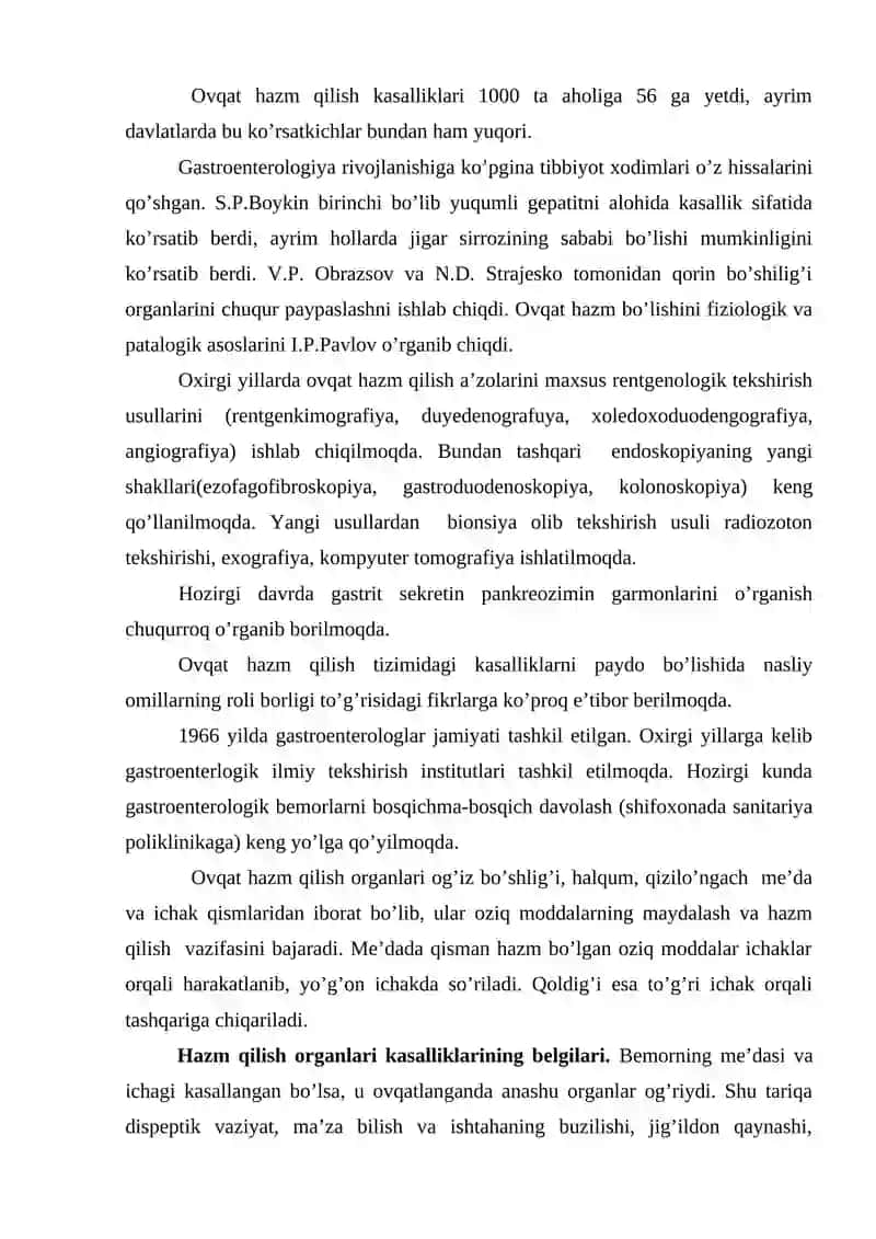 OSHQOZON ICHAK YO'LINING HARAKAT FAOLIYATINING TEKSHIRISH USULLARI 2