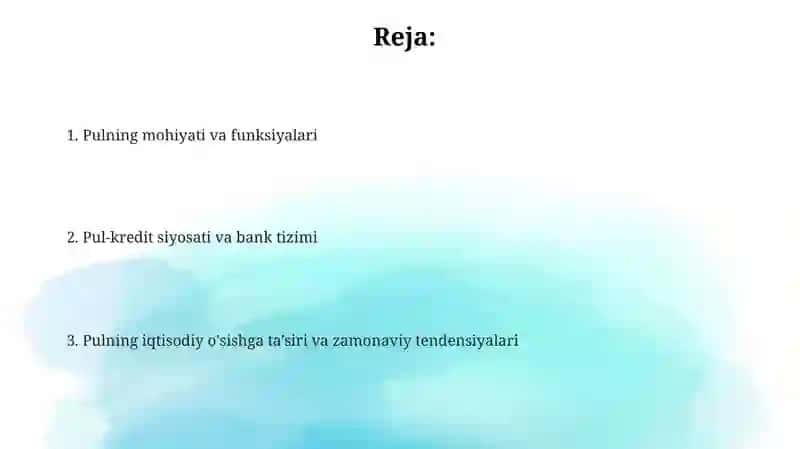 Pul: Ta'rifi, Funksiyalari va Turlari 2
