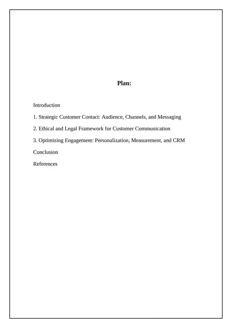 Strategic Customer Contact 2