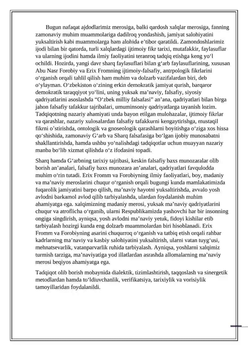 Falsafaning mohiyatiga oid sharq va g’arb mutafakkirlari ta’riflari 2