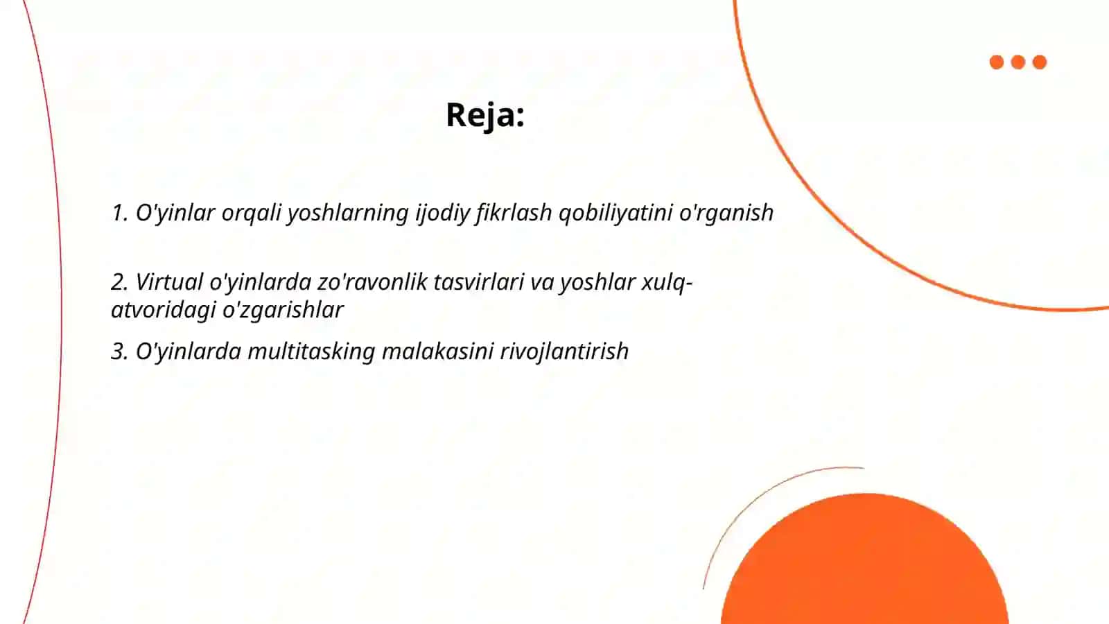 Yoshlar Uchun Virtual O'yinlar 2