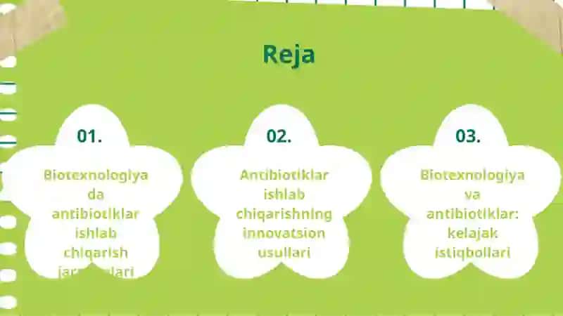 Antibiotiklar ishlab chiqarish biotexnologiyasi 2