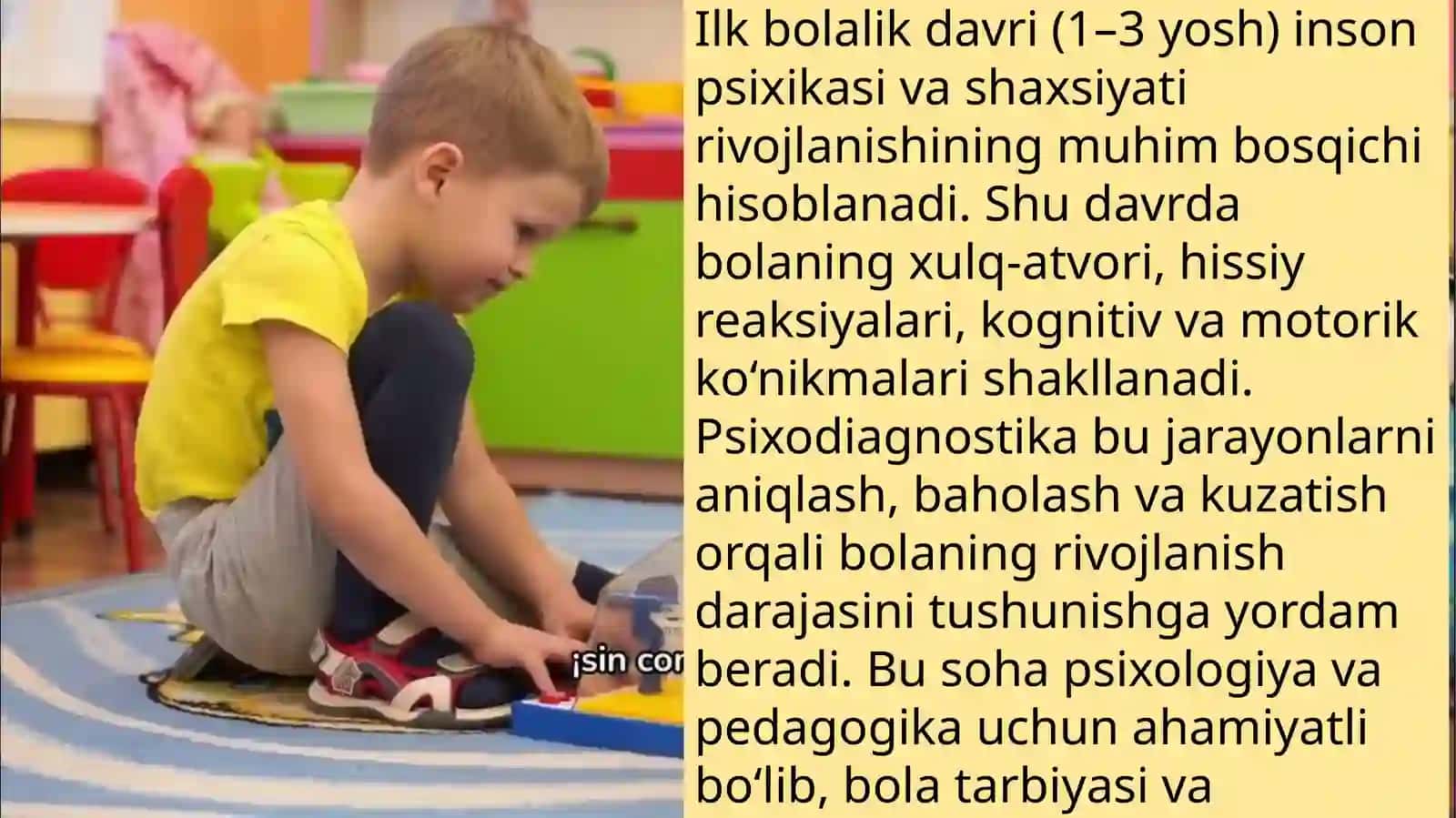 ILK BOLALIK DAVRIPSIXODIAGNOSTIKA 2