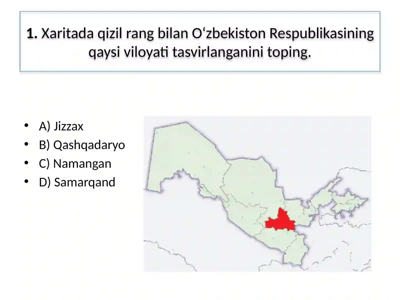BOB YUZASIDAN MANTIQIY FIKRLASHGA DOIR TOPSHIRIQLAR 2