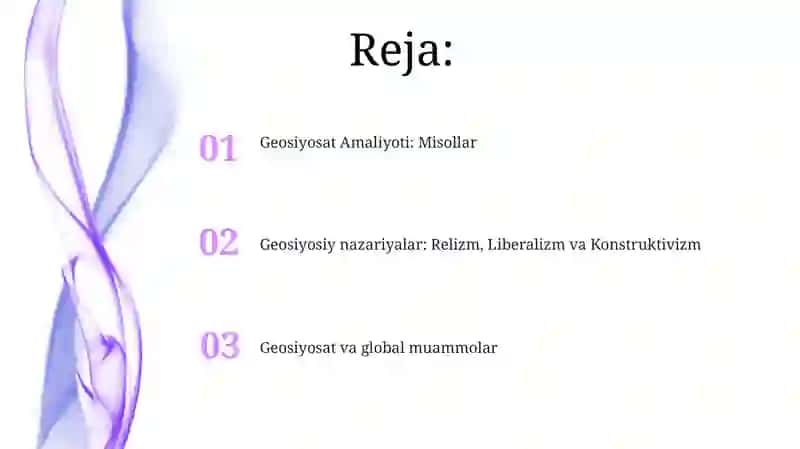 Geosiyosat Amaliyoti: Misollar 2