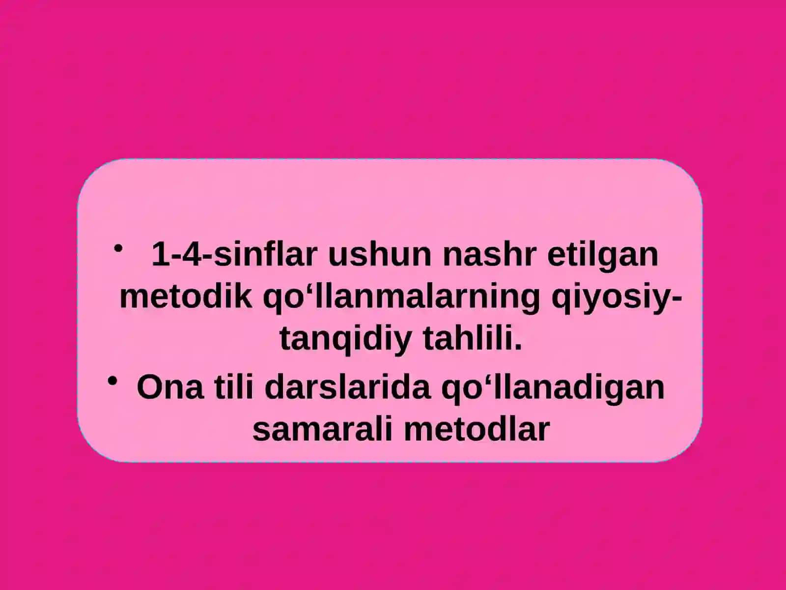 Zilolaningona tili va uni oʻqitish metodikasi 2