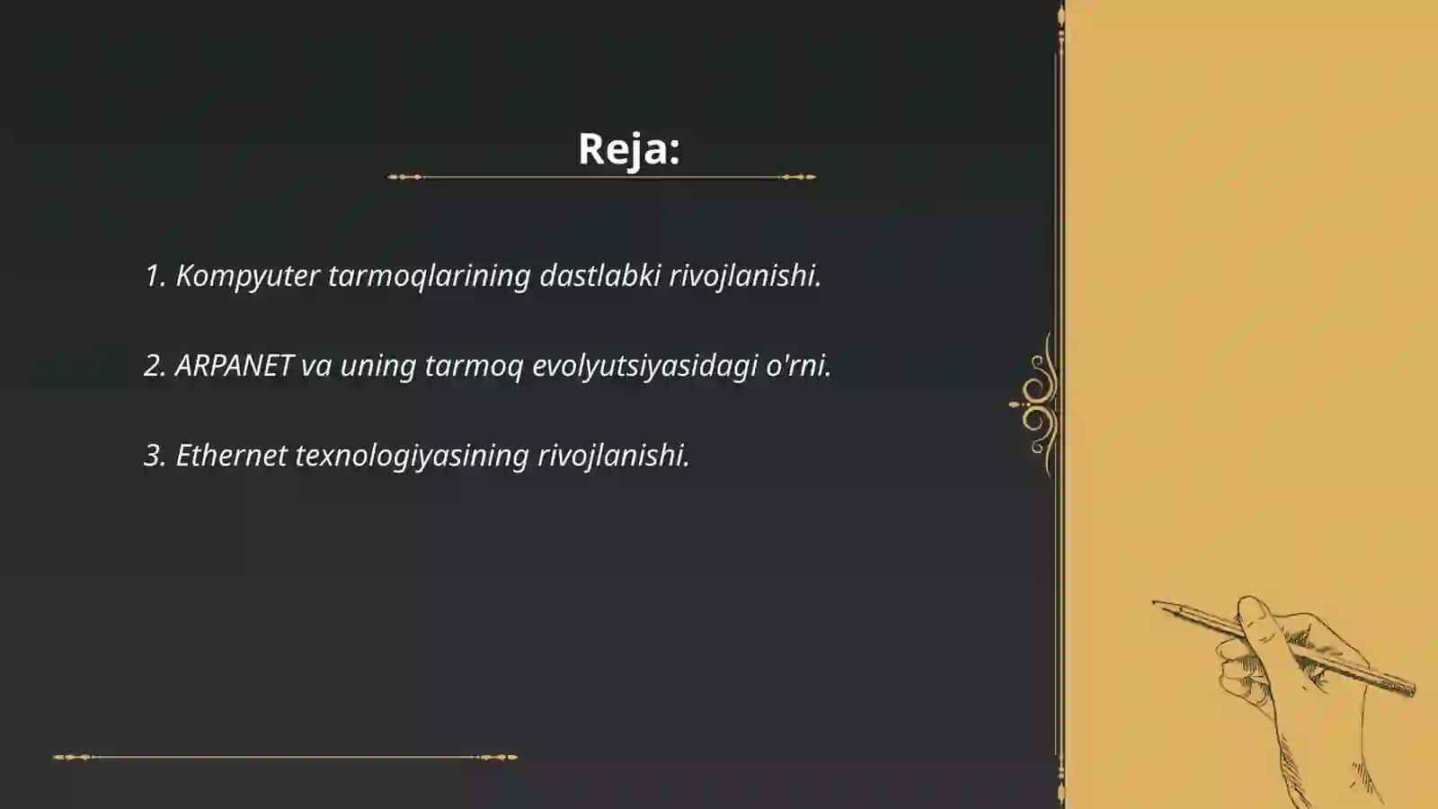 Kompyuter tarmoqlarining rivojlanish evalyutsiyasi 2