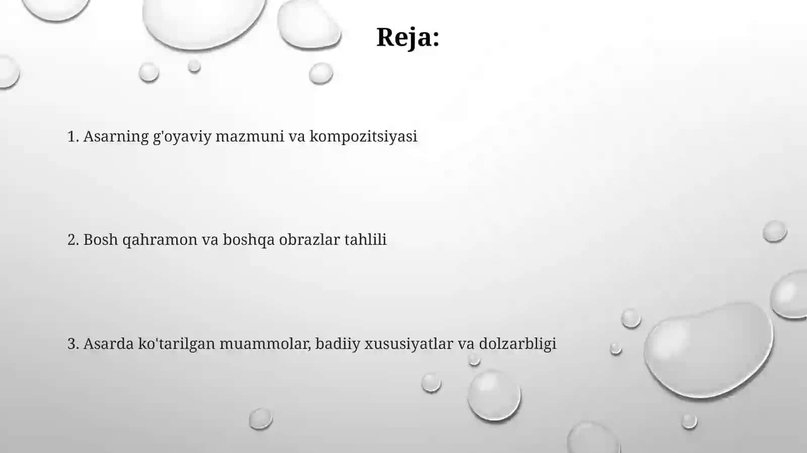 Oʻlmas Umarbekov "odam boʻlish qiyin"asari 2