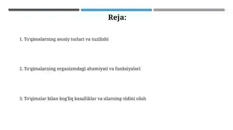 Teri tuzilishi va ahamiyati 2