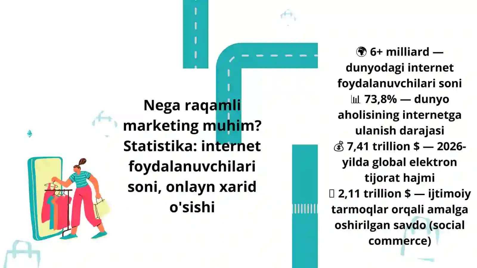 Raqamli marketing va SMM — zamonaviy marketing asoslari | Tayyor slayd 2