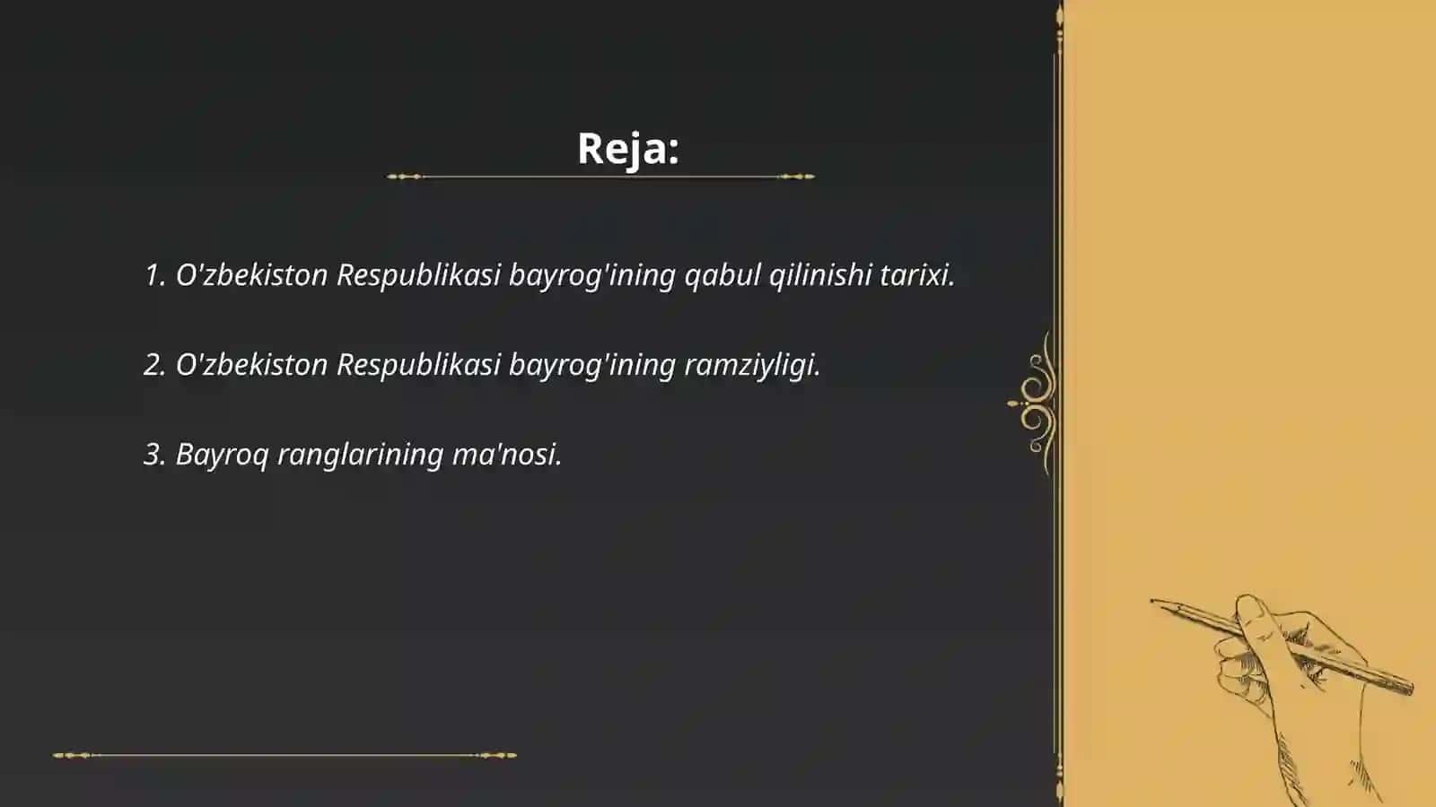 O'zbekiston Respublikasi bayrog'ining qabul qilinishi tarixi 2