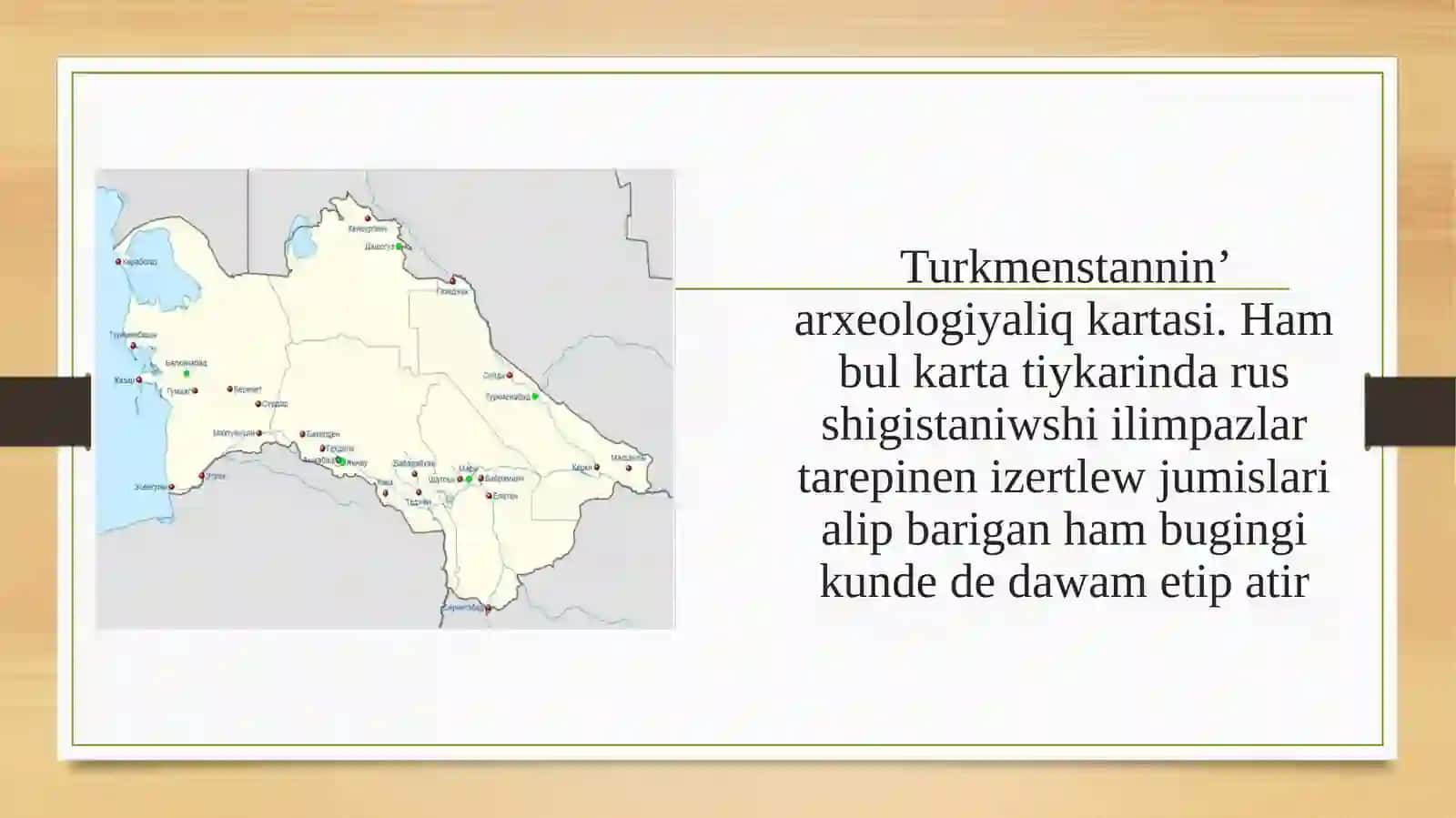 Turkmenstannin’ erte orta asirler arxeologiyaliq estelikleri 2