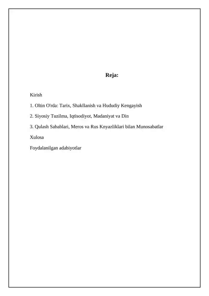 Oltin Oʻrda xonligi 2