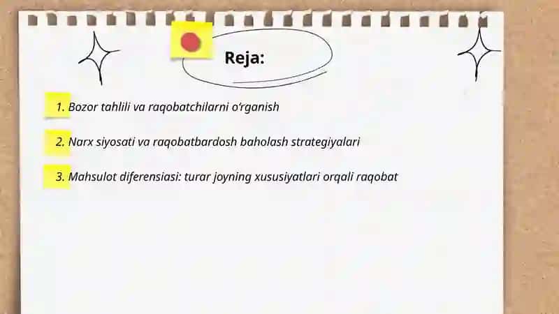 Turar joy biznesida raqobat 2