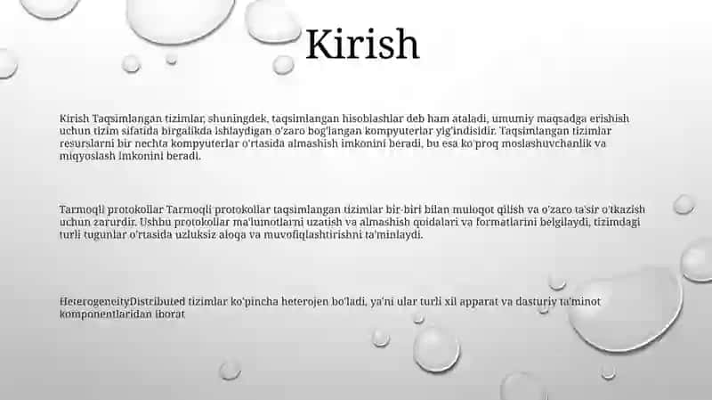 Tarmoqlanuvchi Jarayonlarni Dasturlash 2
