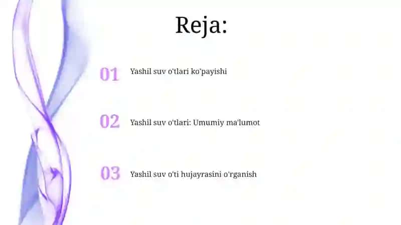 Yashil suv o'tlari: Umumiy ma'lumot 2