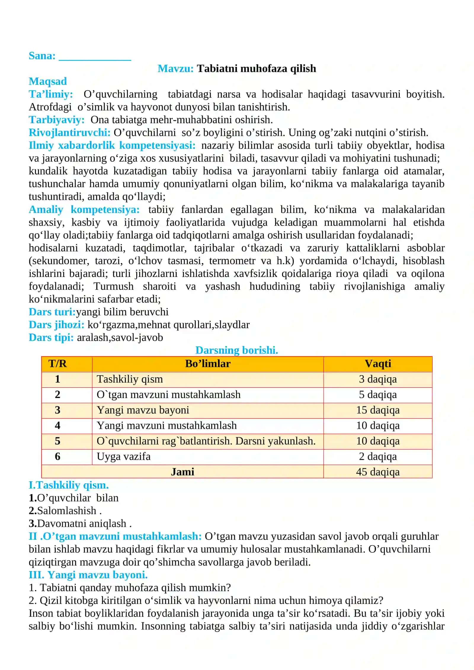Tabiatni muhofaza qilish 2