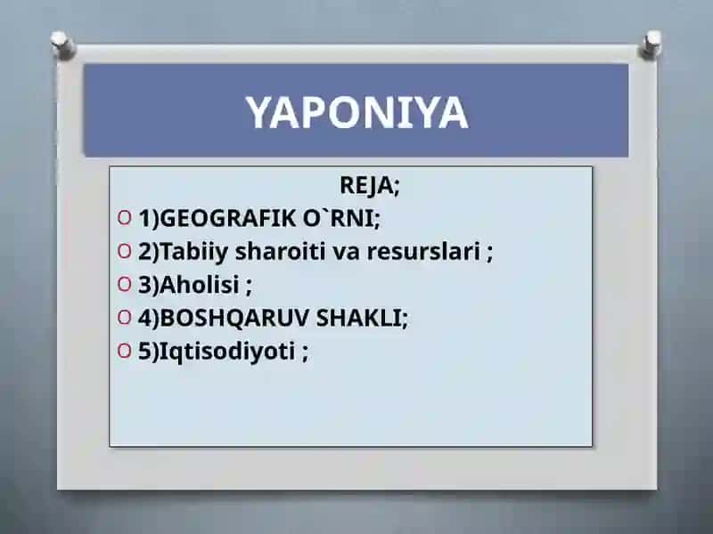 YAPONIYA 2