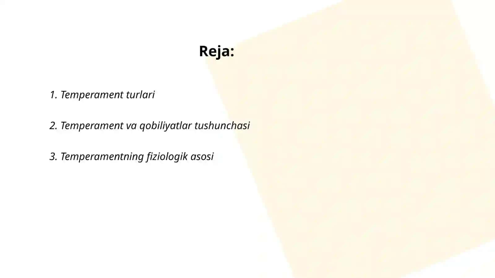Temperament va qobilyatlar 2