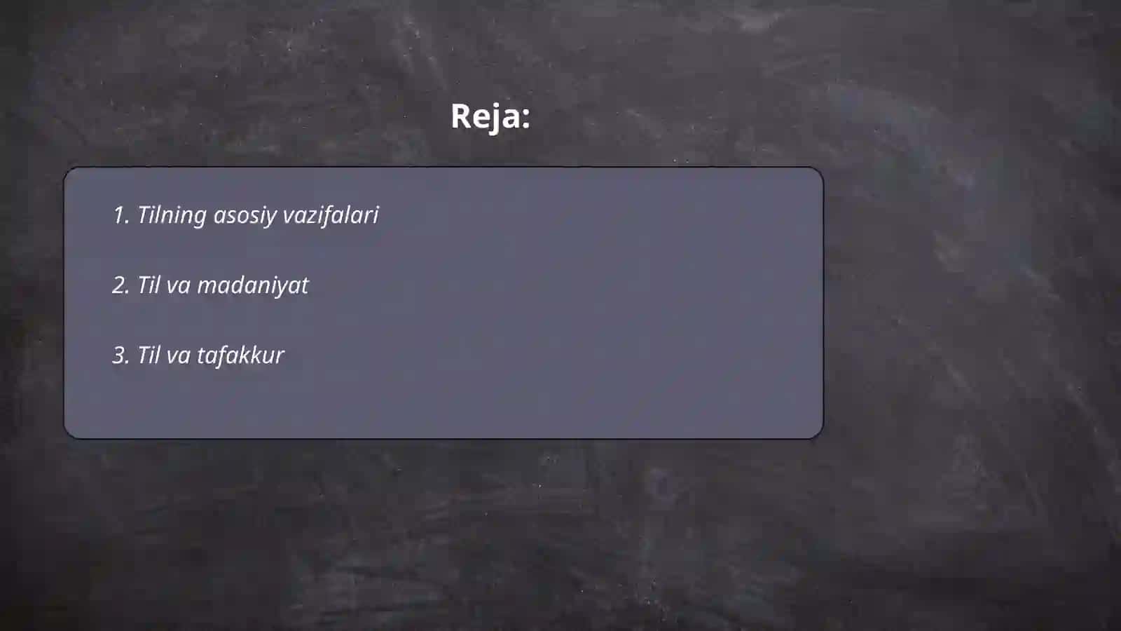 Tilning tizim sifatidagi mohiyati 2