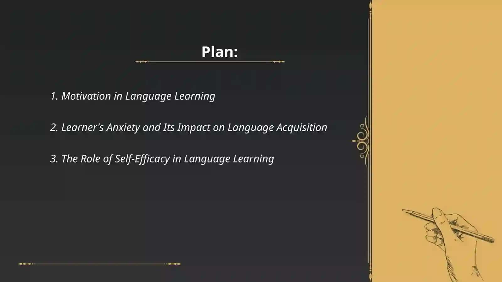 The importance of considering the psychological factors in learning languages 2