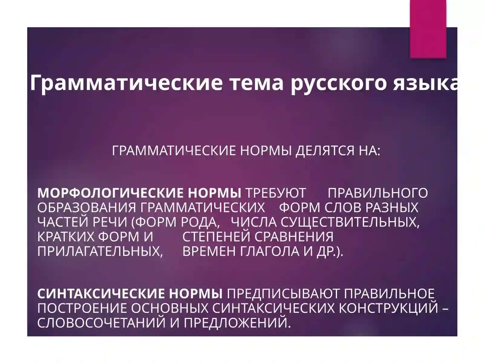 Грамматическиетемарусского языка 2