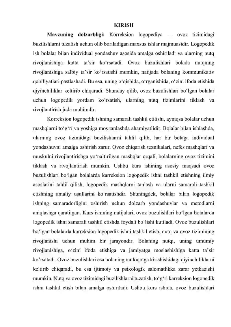 Ovoz buzilishlarining pedagogik korreksiyasi 2