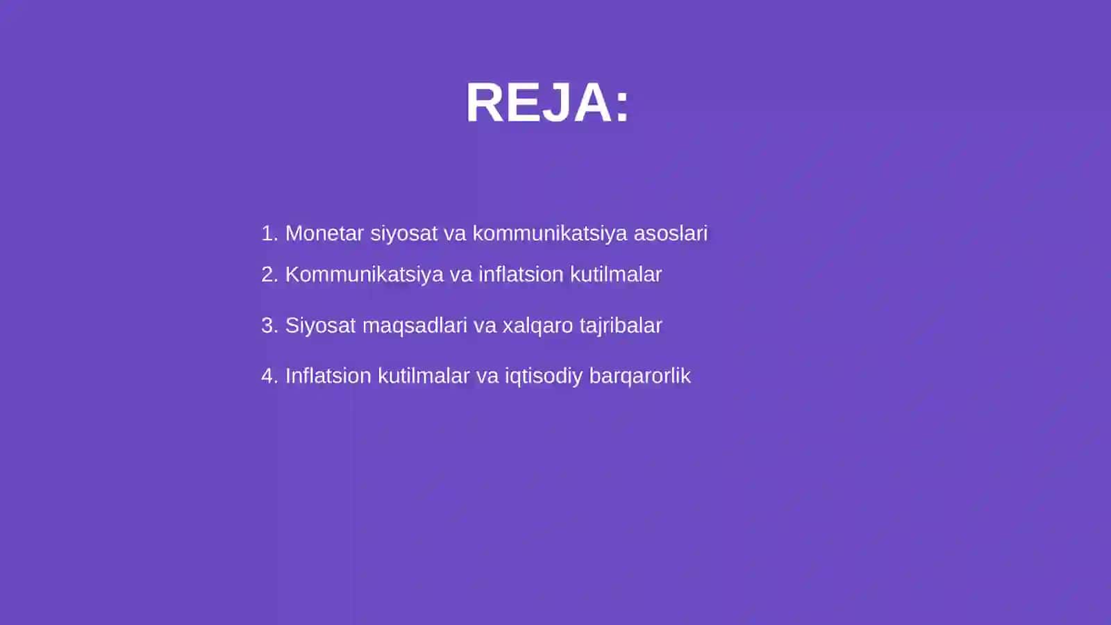 Monetar siyosat kommunikatsion kanallari 2