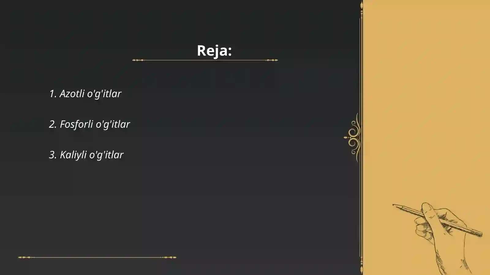 Azotli o'g'itlar 2