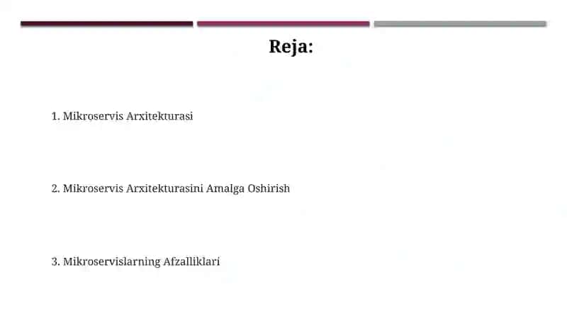 Mikroservis Arxitekturasi 2