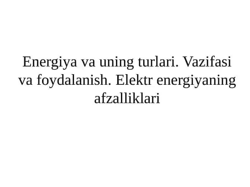 Yoqilg‘i energetika resurslari 2