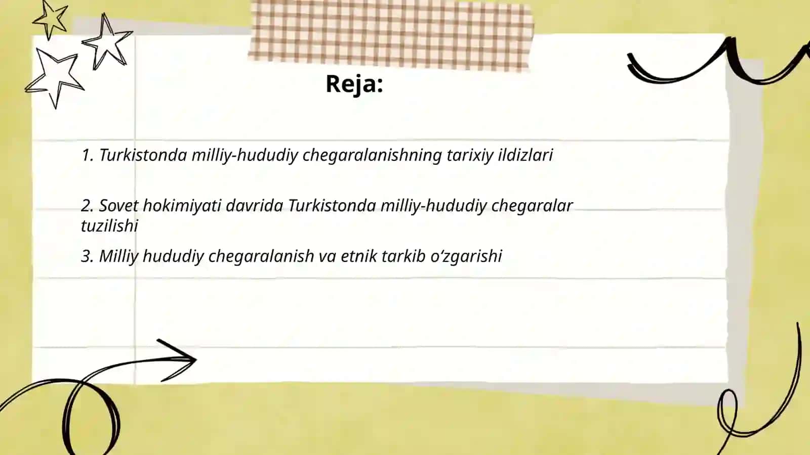 Turkistondagi milliy-hududiy chegaralanish 2