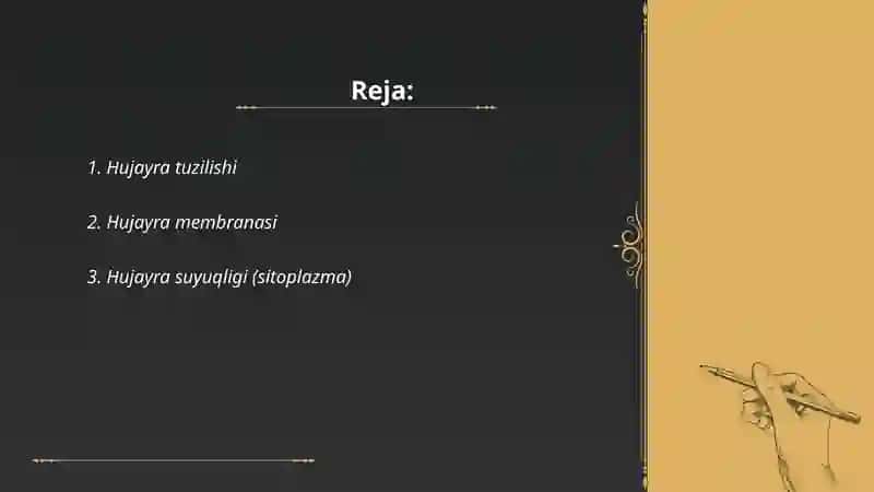 Hujayra biologiyasi 2
