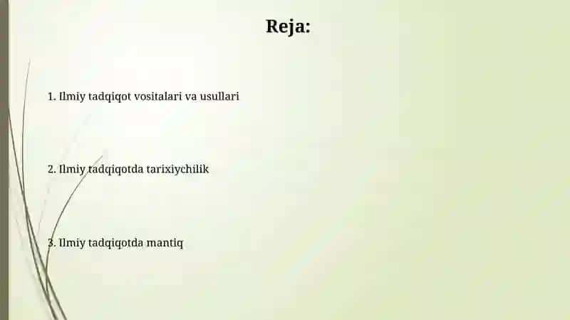 Ilmiy tadqiqot vositalari va metodlari 2