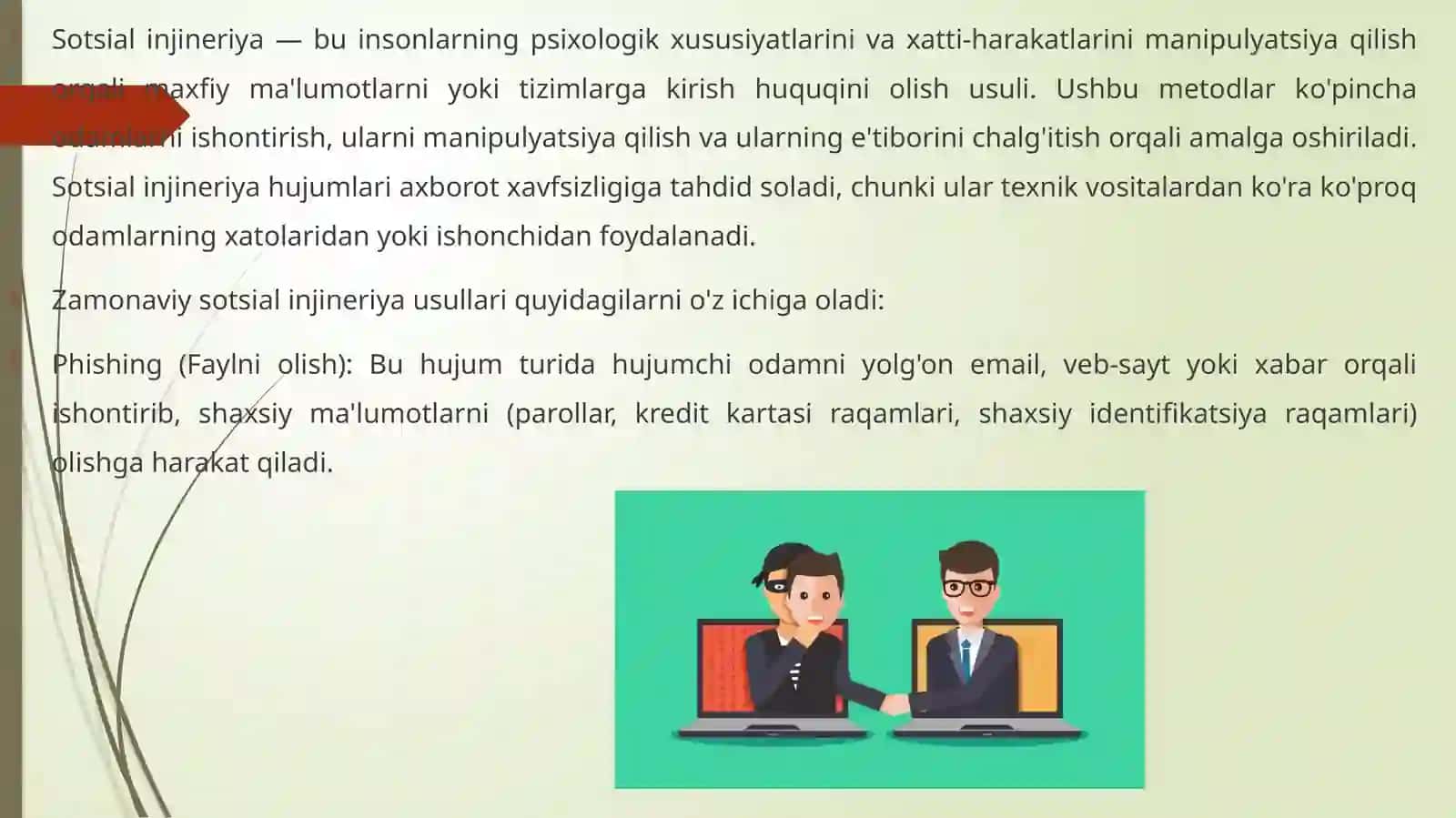 Sotsial injineriya nima va uning zamonaviy usullari 2