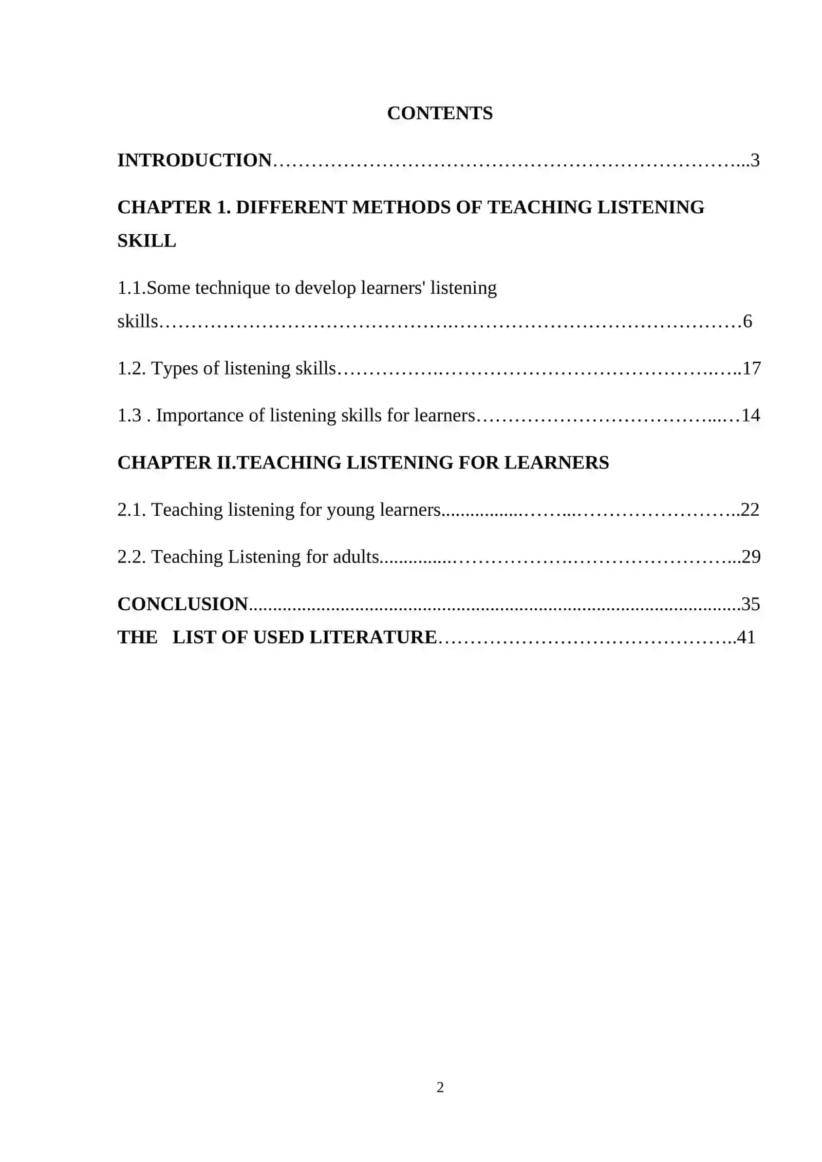 Modern methods of teaching listening skills 2