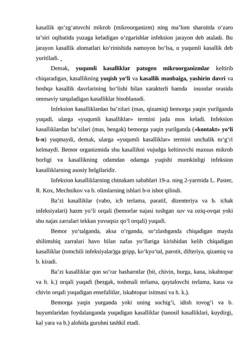Yuqumli (infeksion) kasalliklar 2