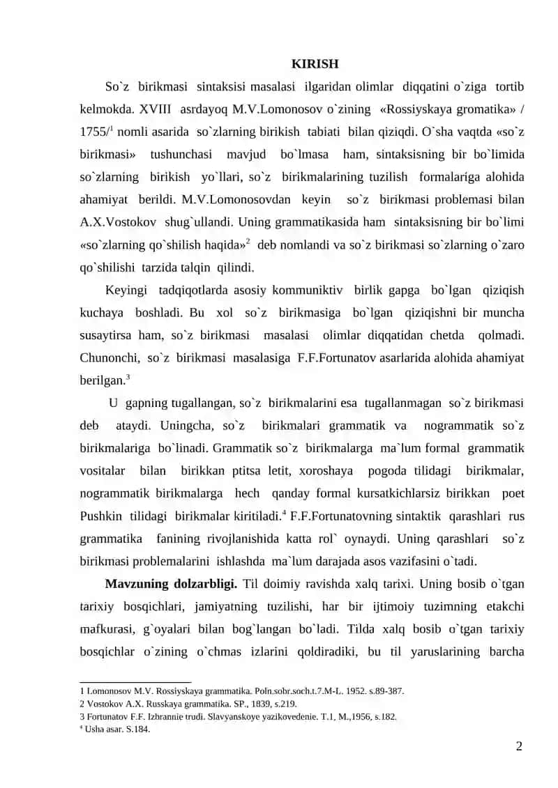 SO'Z BIRIKMASI QOLIPLARINING NUTQIY KENGAYISHI VA BIRIKMA ZANJIRI 2