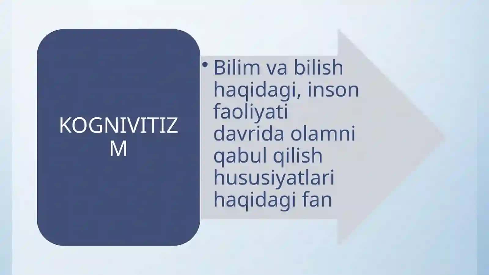 KOGNITIV TILSHUNOSLIK 2