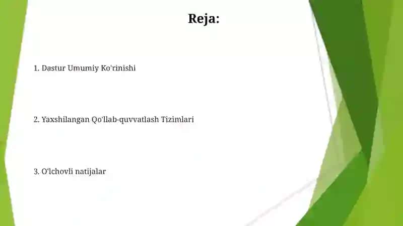 "Ilk qadam" dasturi 2