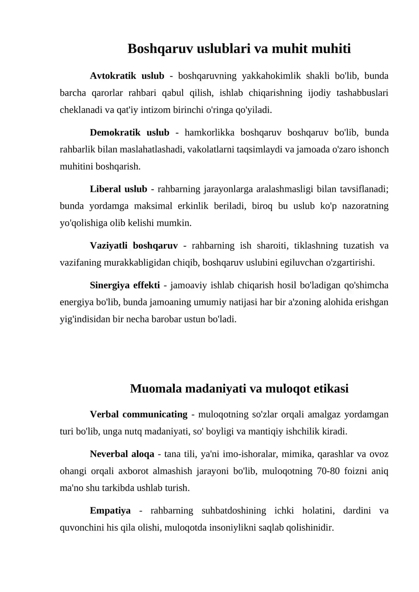 Raxbar shaxsi psixologiyasi va muomala madaniyati 2