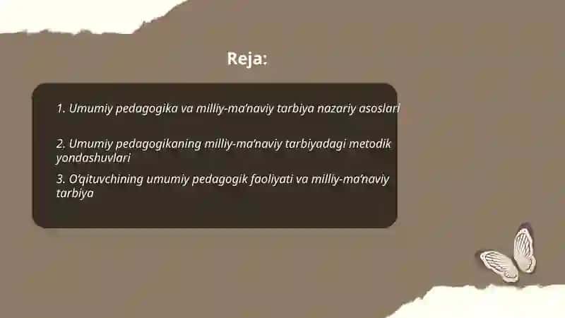 Umumiy pedagogika va milliy-ma’naviy tarbiya 2