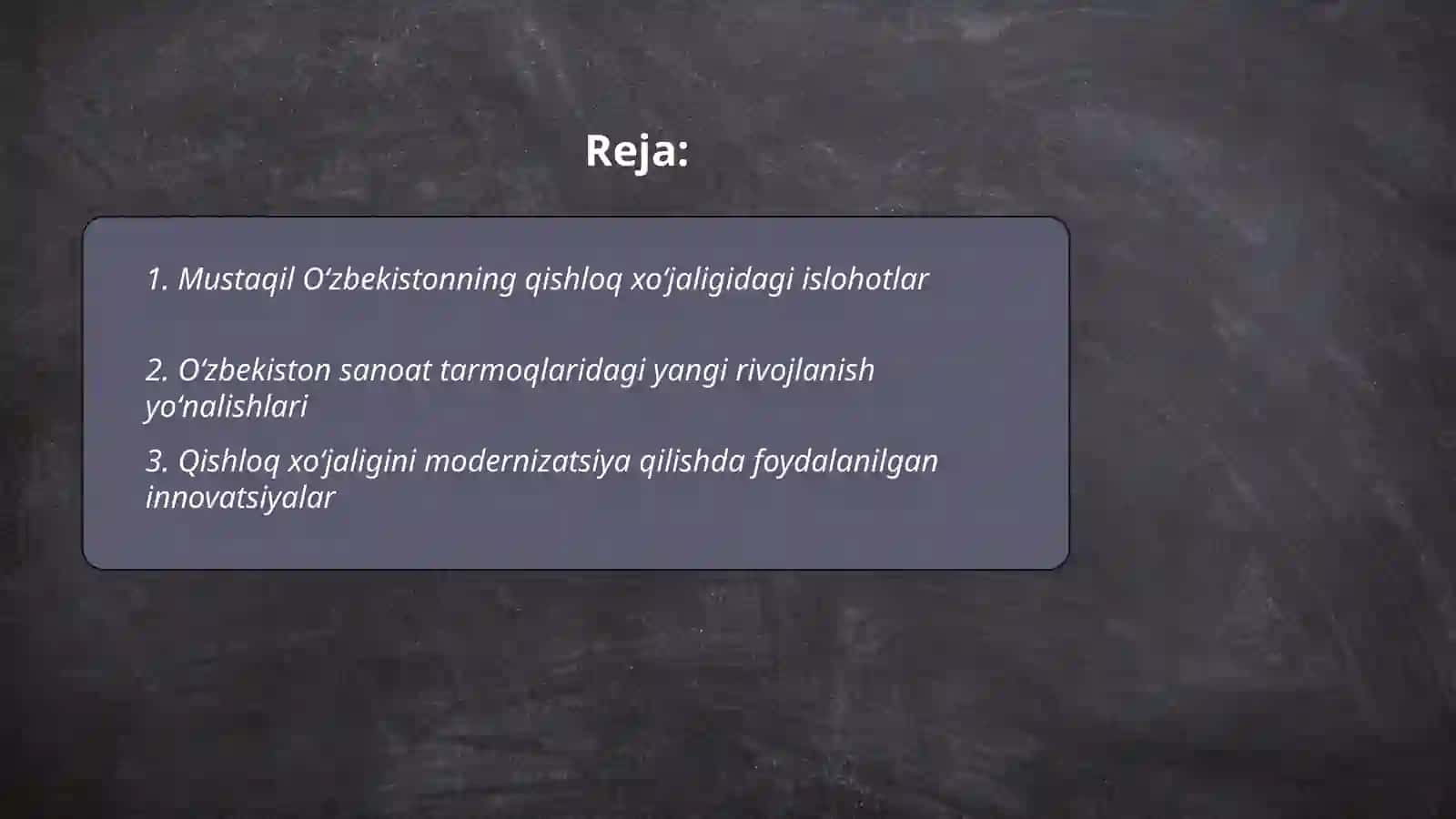 Mustaqil Oʻzbekistonning qishloq xoʻjaligidagi islohotlar 2