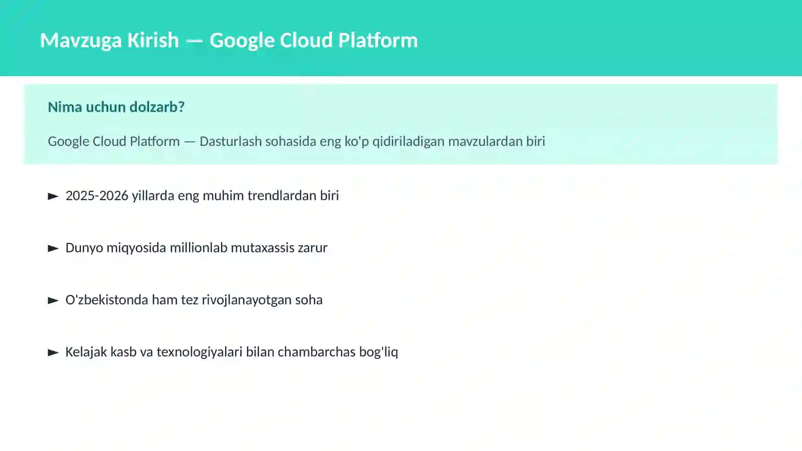 Google Cloud Platform 2